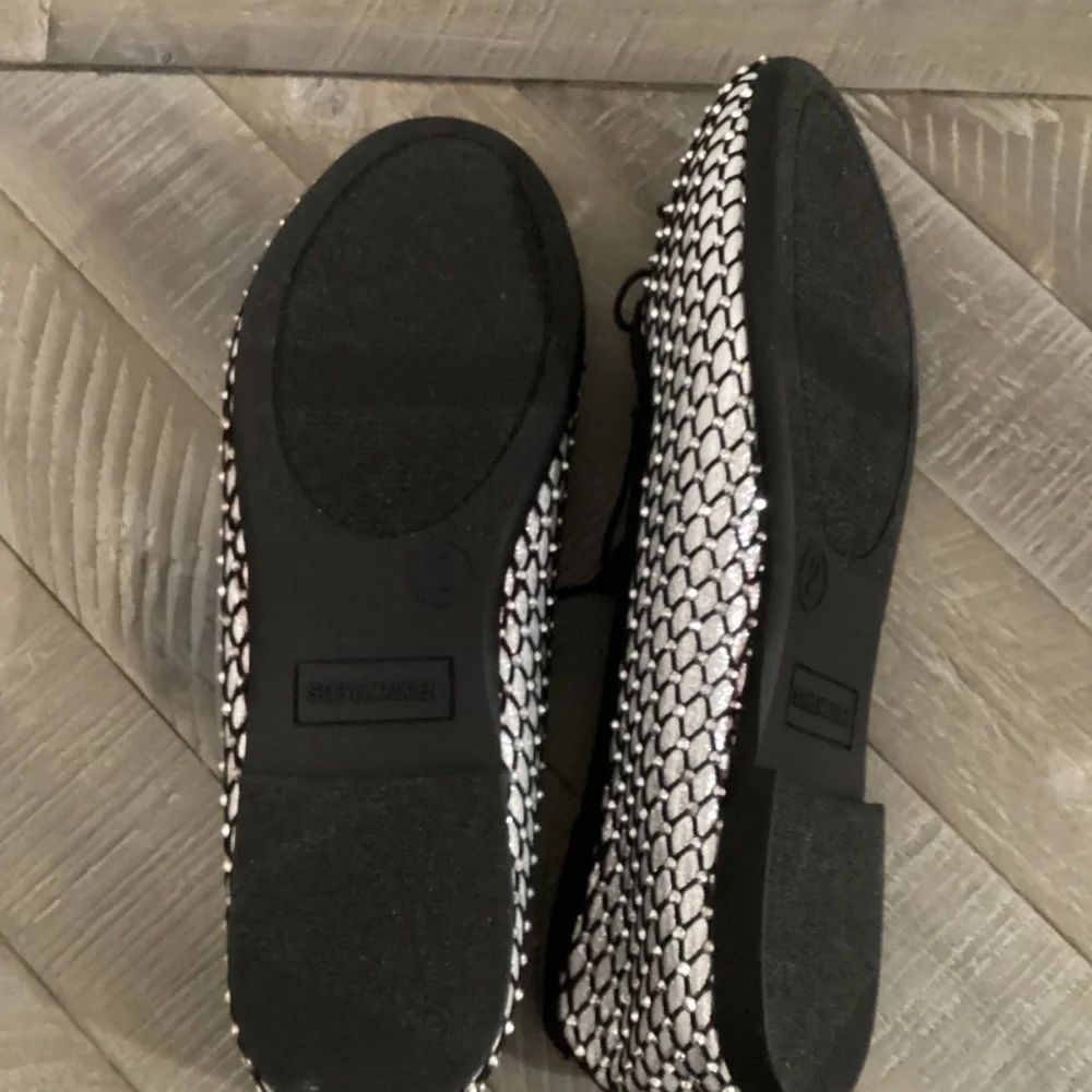 Steve Madden Kids' Rhinestone Diamond Mesh Ballet Flat